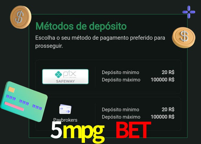 O cassino 5mpg bet oferece uma grande variedade de métodos de pagamento